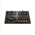 Whirlpool 4-burner Gas Hob – Black Glass (GOA 6423-NB)