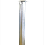 Atlas 90mm Galvanised Flue Pipe & Cowl